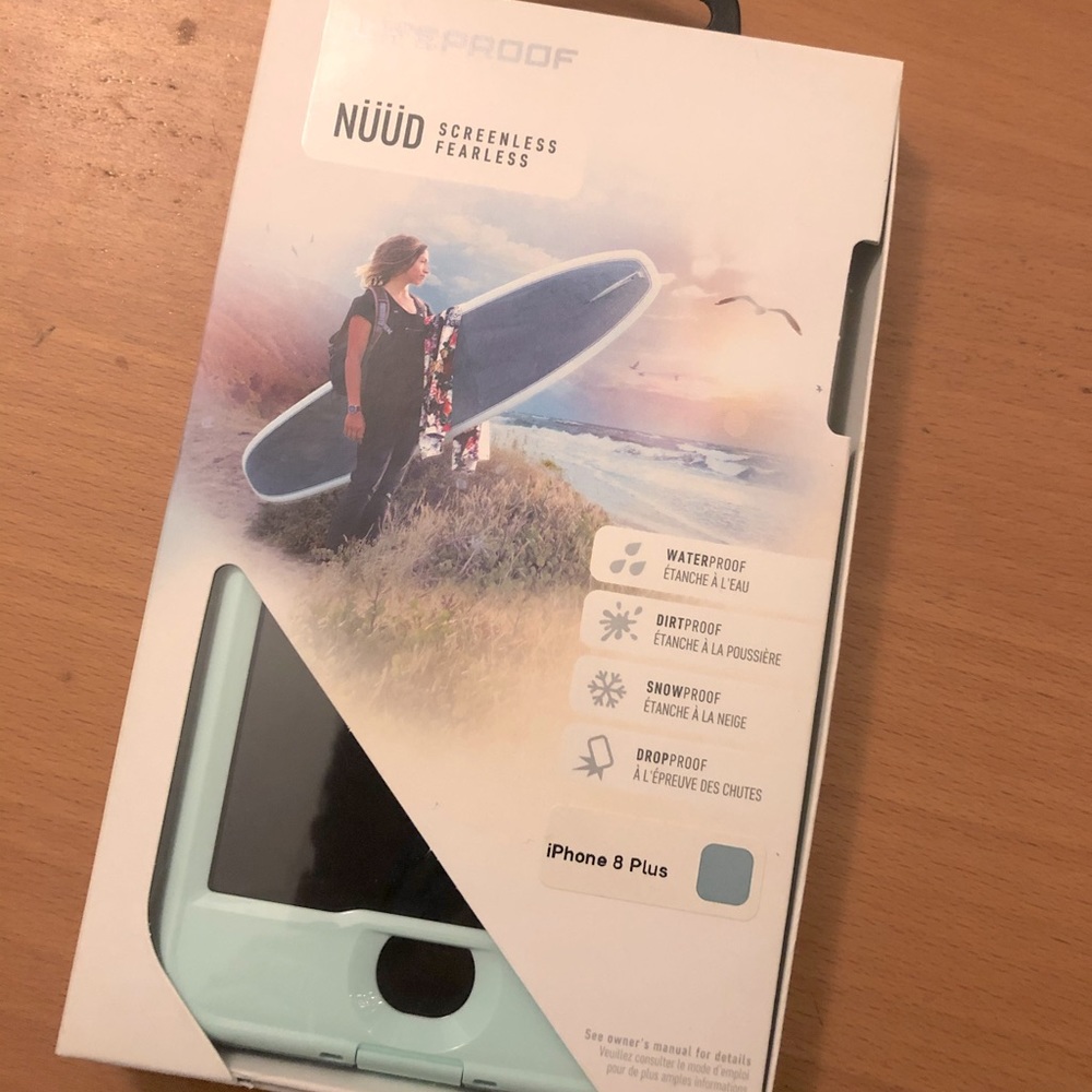 Teal Lifeproof Waterproof Case